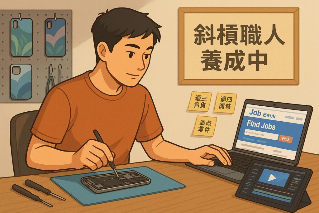 斜槓養成示意圖