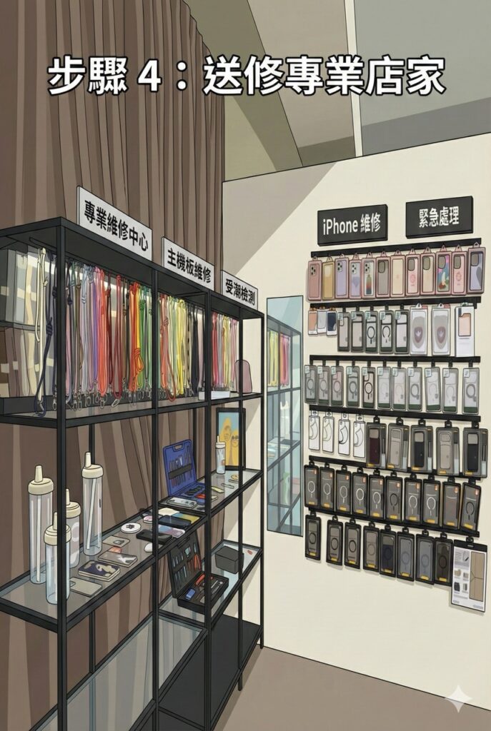 手機進水黃金救援 SOP：送修專業店家