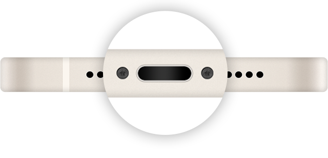 iphone 充電孔在這,清理時要非常非常小心!
圖片來源:Apple官網